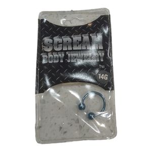 1 Scream Body Nose Jewelry Men Or Women's (14G) x